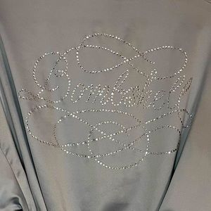 Victoria’s Secret Rhinestone Bombshell Satin Robe